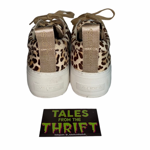 J/Slides Leopard Courto Platform Sneaker Shoes - Picture 3 of 10